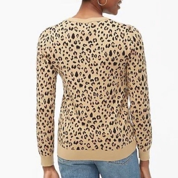 J.Crew Teddie Leopard Sweater - Picture 2 of 6